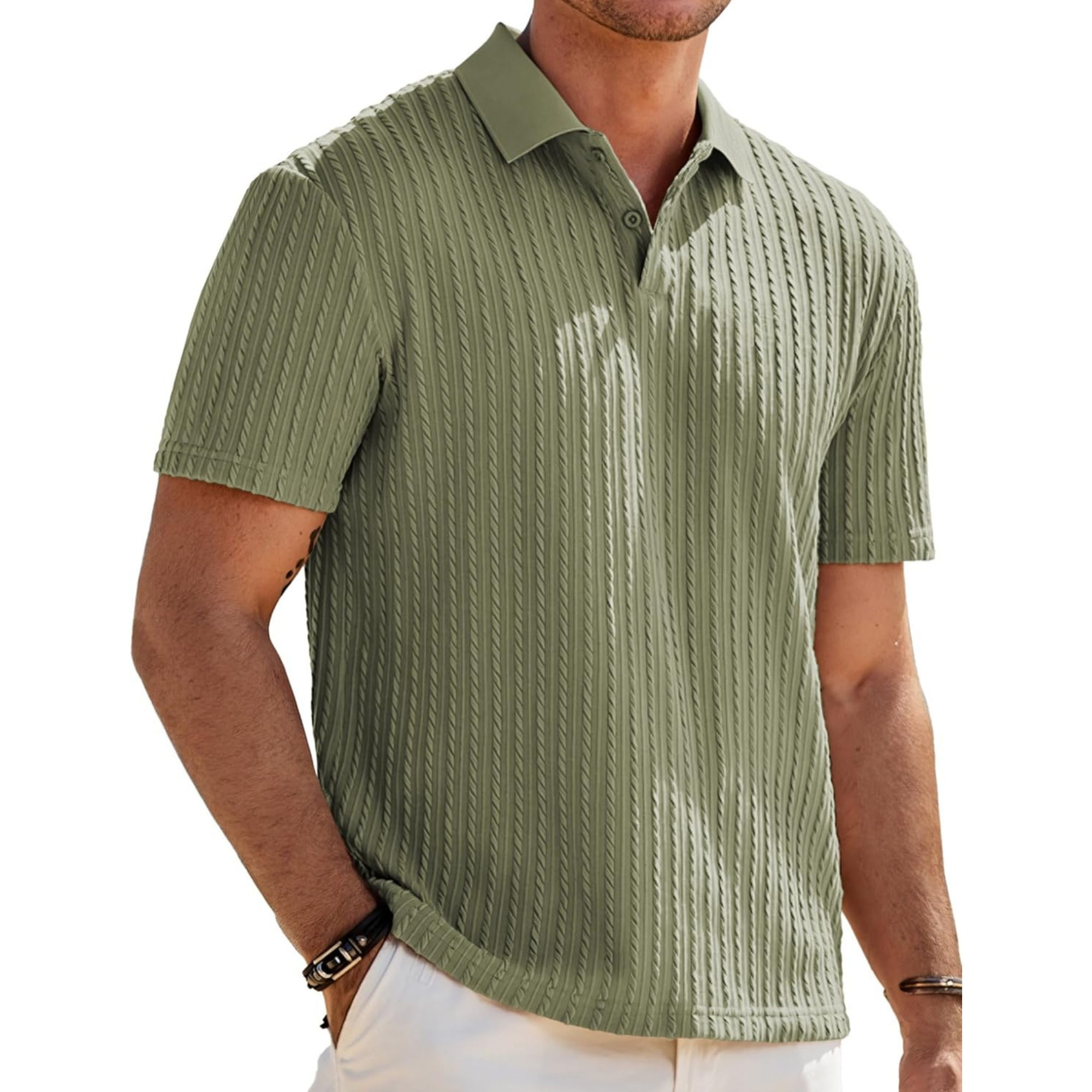 Casual Summer Polo Shirt For Vacation