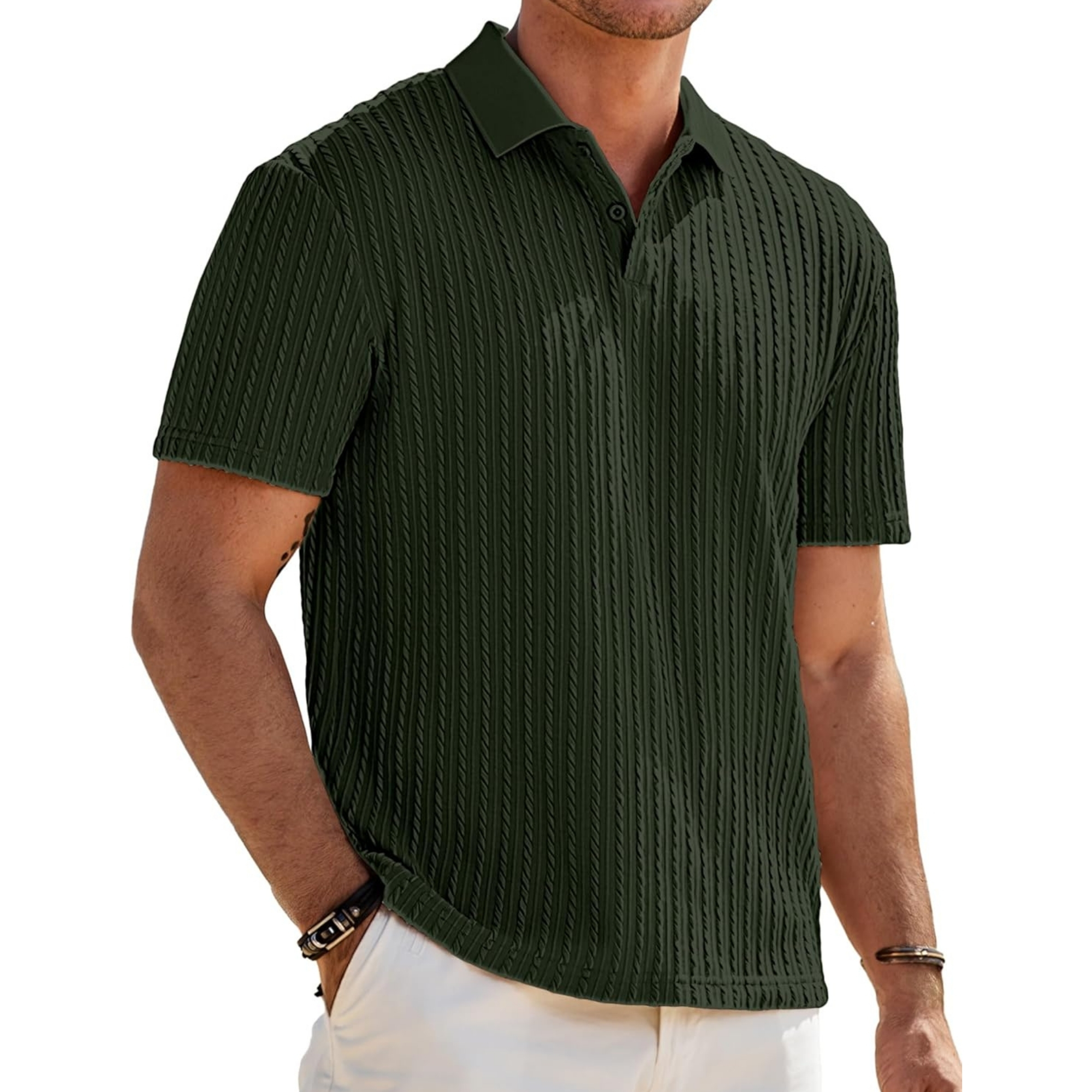 Casual Summer Polo Shirt For Vacation