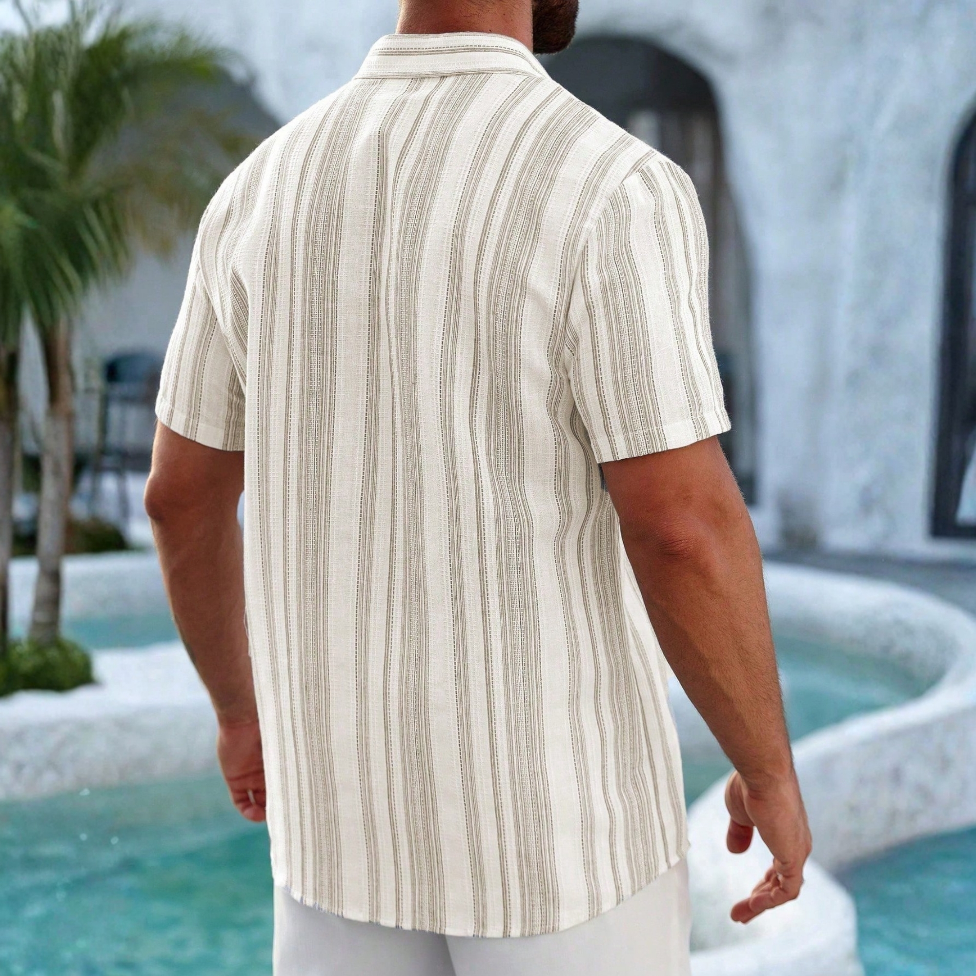 Casual Versatile Holiday Button Shirt For Men