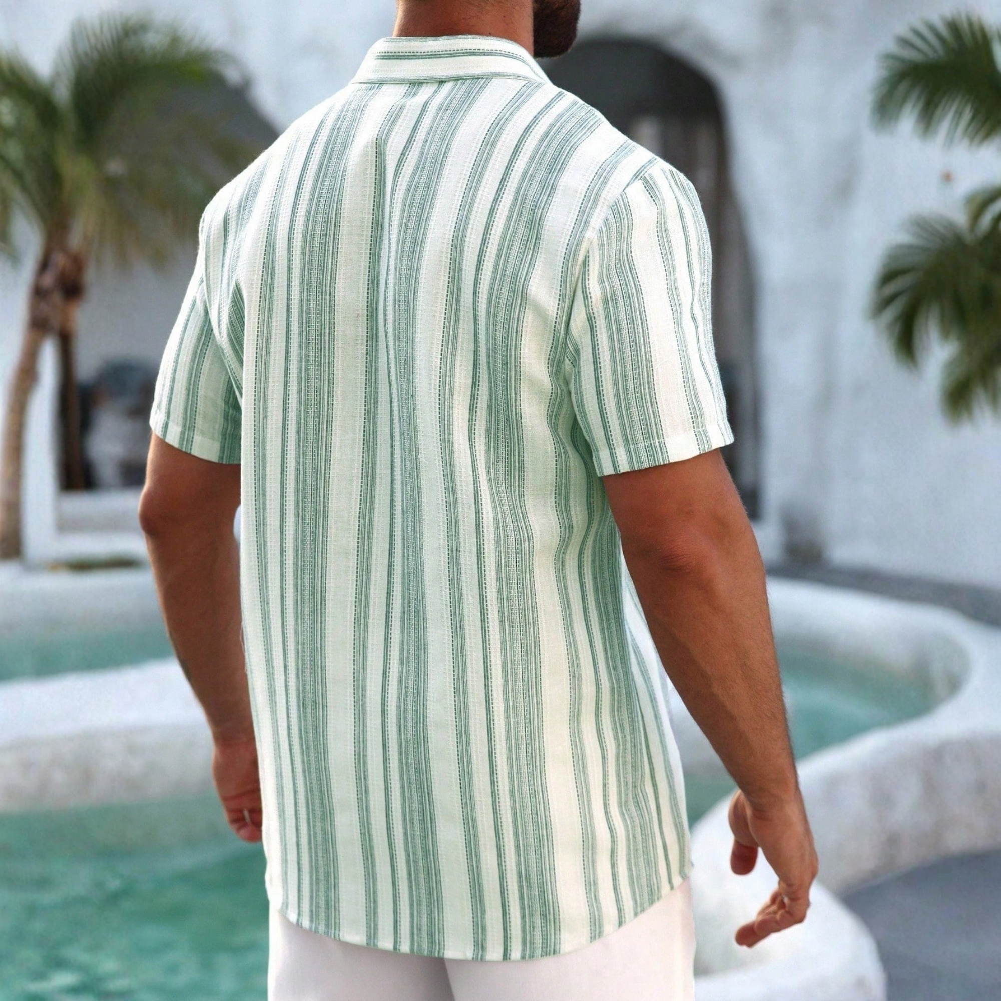 Casual Versatile Holiday Button Shirt For Men