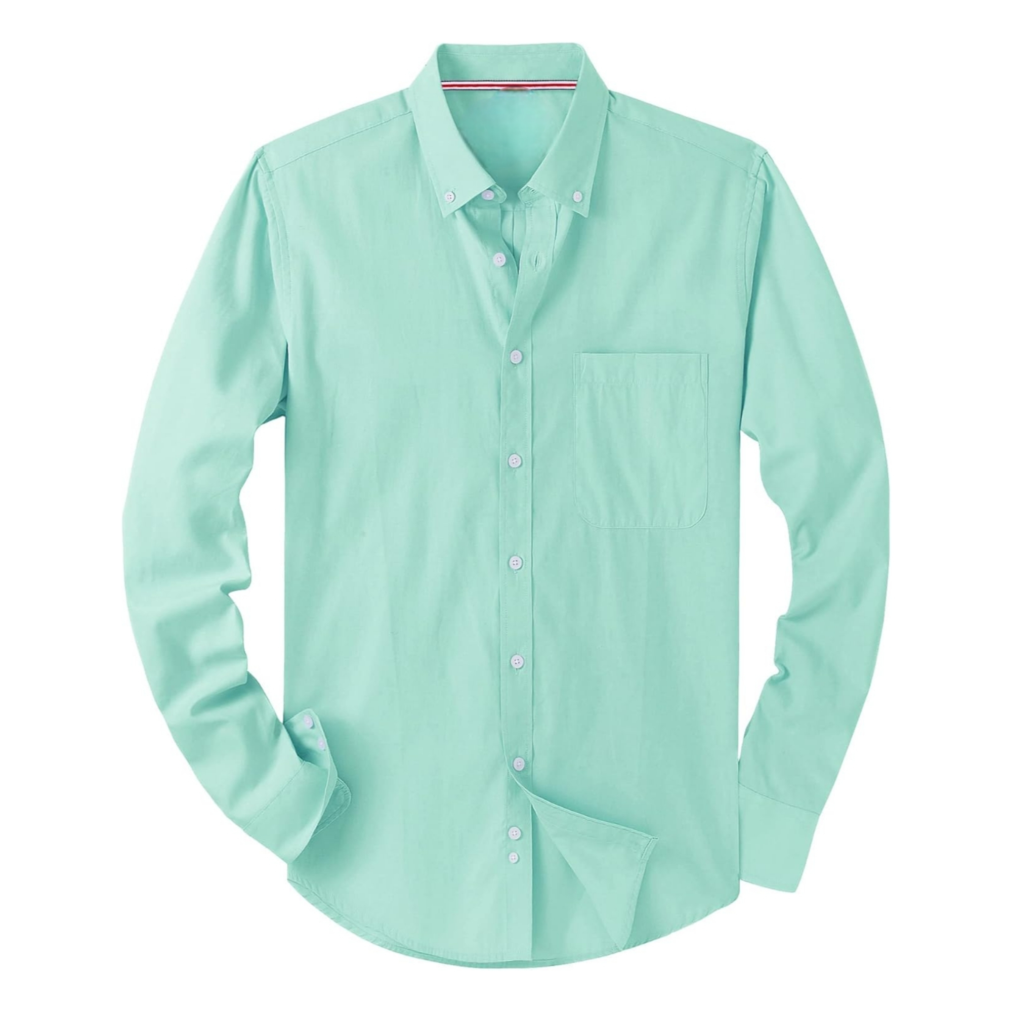 Casual Work Wear Button Down Long Sleeve Shirt