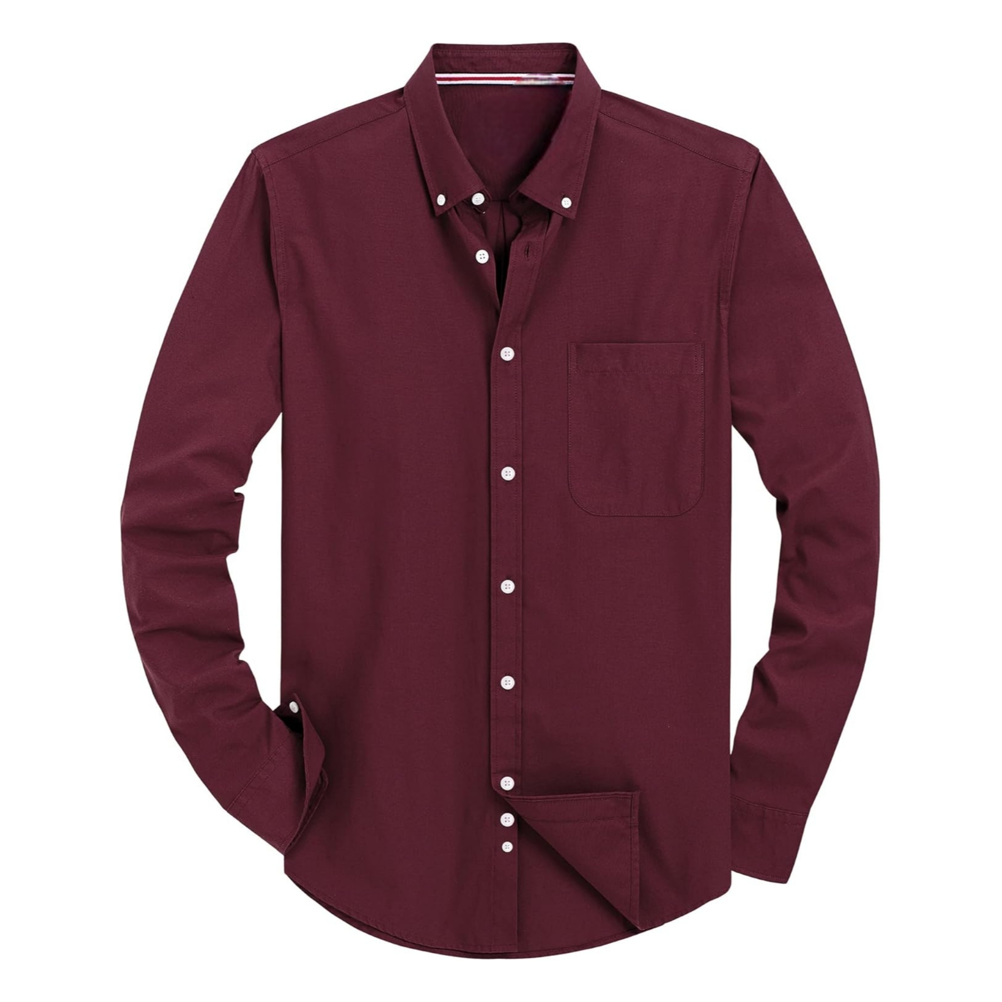 Casual Work Wear Button Down Long Sleeve Shirt