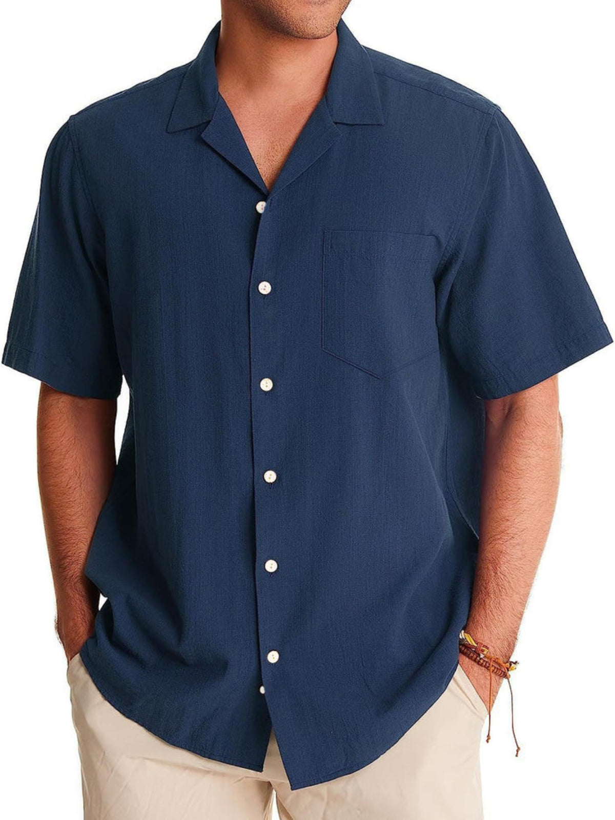 Casual Collar Short Sleeve Shirt