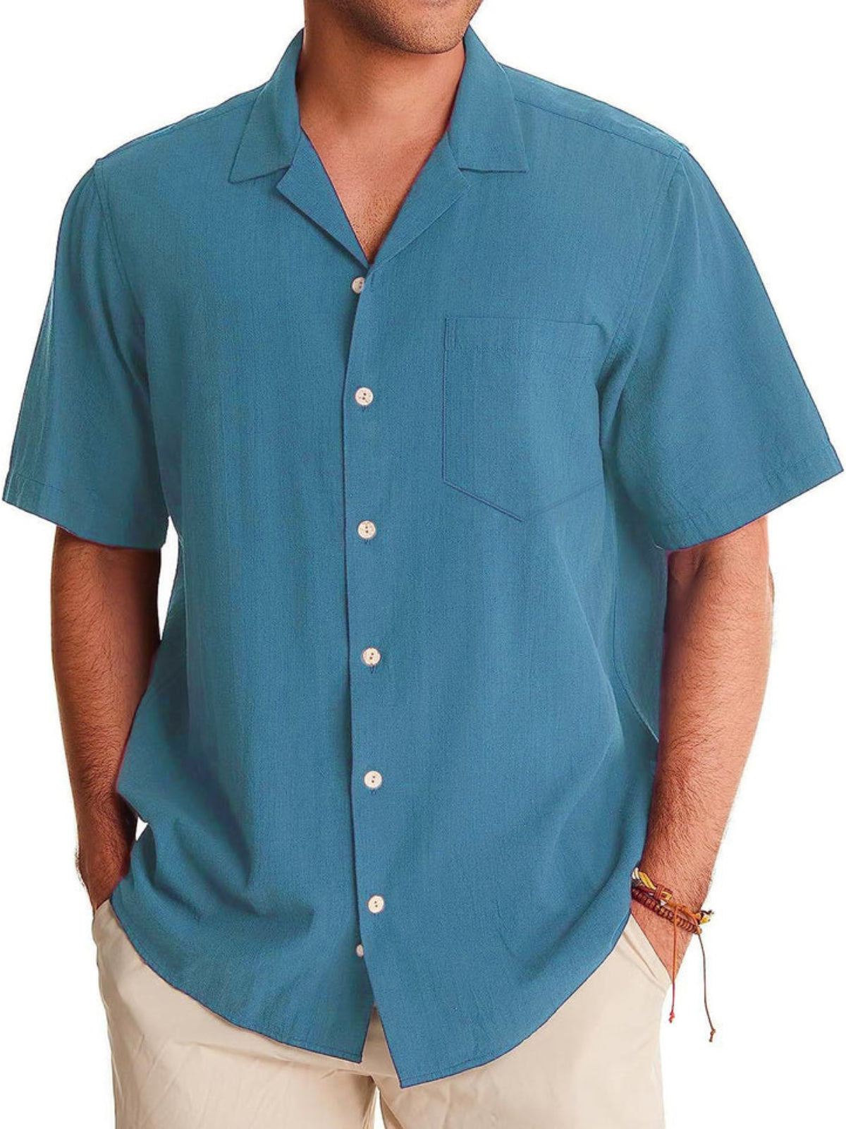 Casual Collar Short Sleeve ShirtCasual Collar Short Sleeve Shirt - Image 6