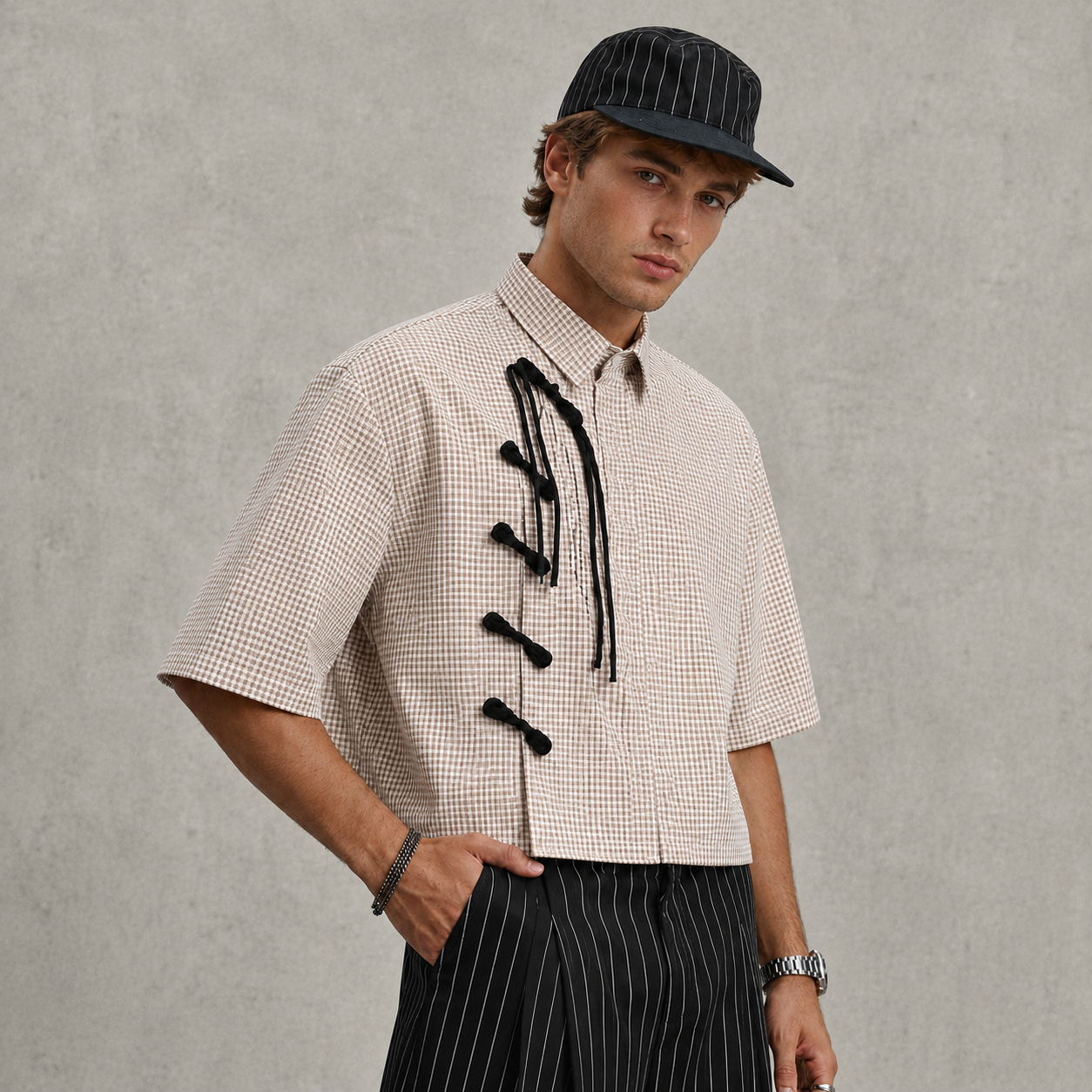 Loose Fit Box Cut Summer Casual Shirt For Men