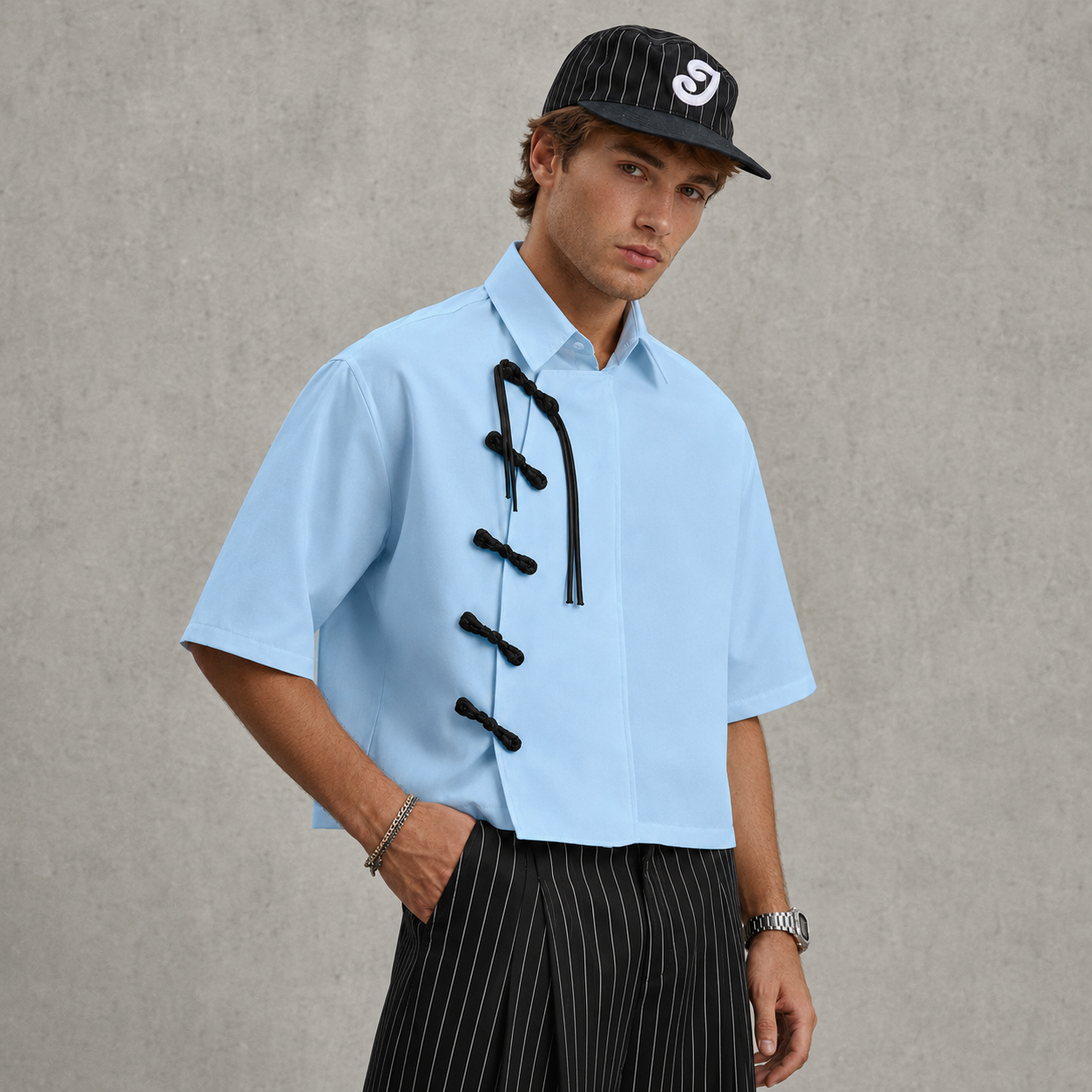 Loose Fit Box Cut Summer Casual Shirt For Men