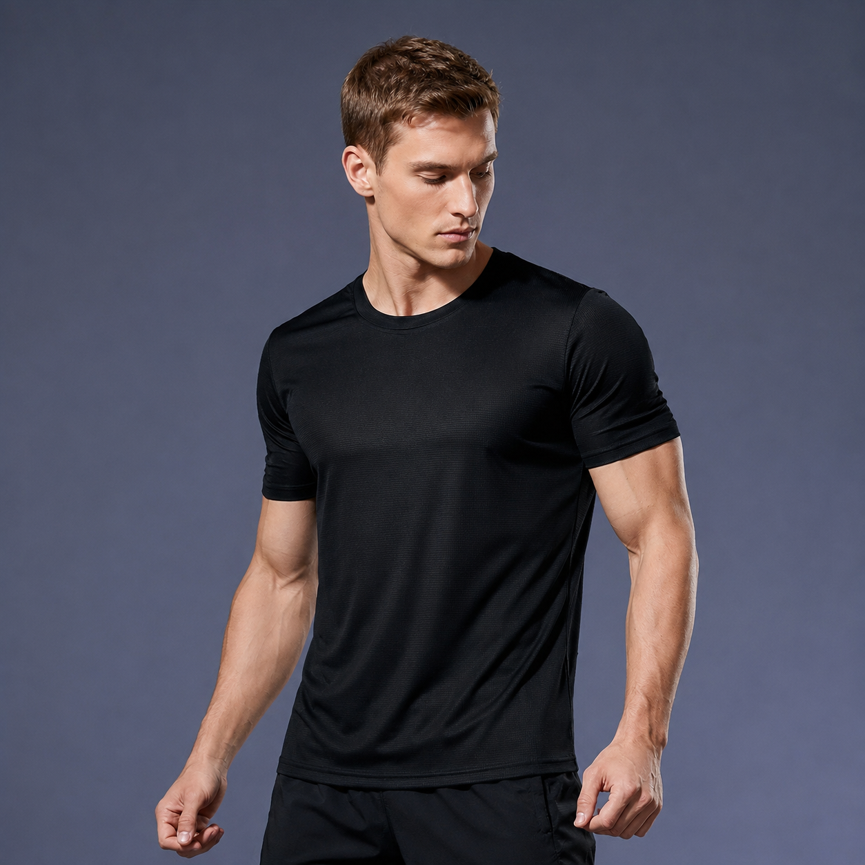 Casual Athletic Quick Dry Boxing Cycling Active Shirt For Men