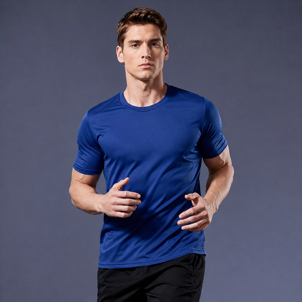 Short Sleeve Ultra Thin Quick Dry Sports T Shirt For Men