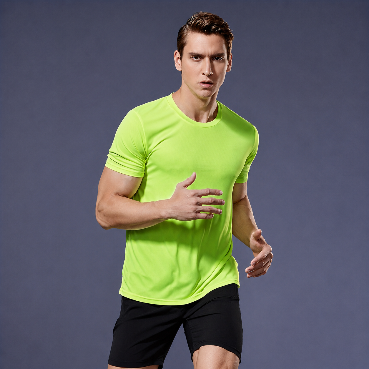 Short Sleeve Ultra Thin Quick Dry Sports T Shirt For Men