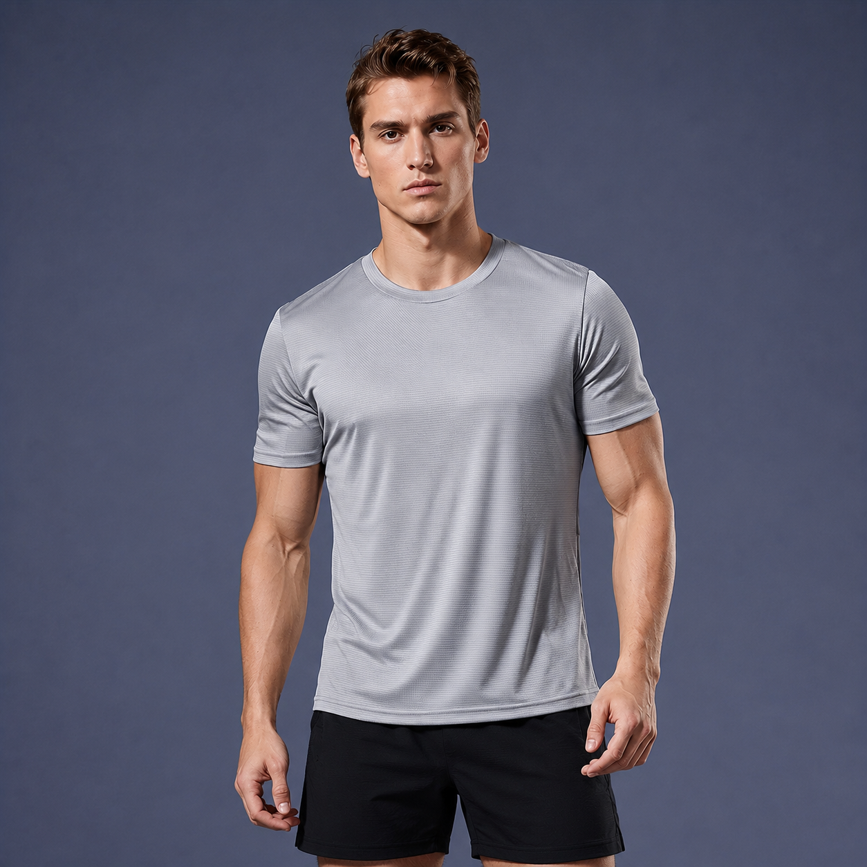 Short Sleeve Ultra Thin Quick Dry Sports T Shirt For Men