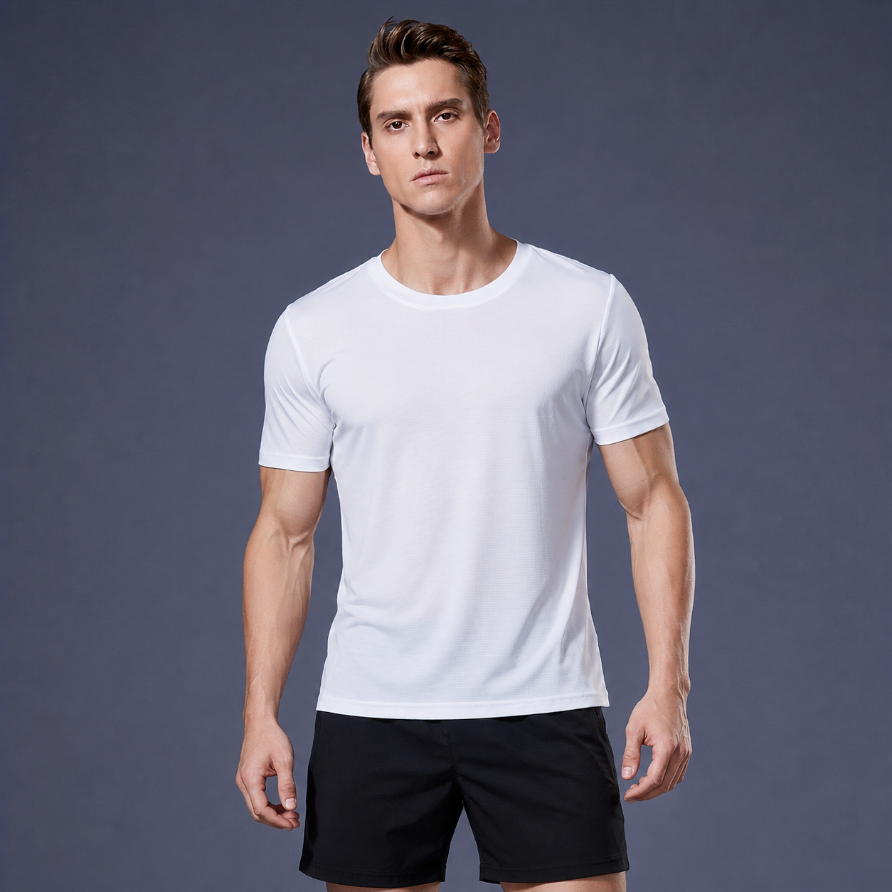 Short Sleeve Ultra Thin Quick Dry Sports T Shirt For Men