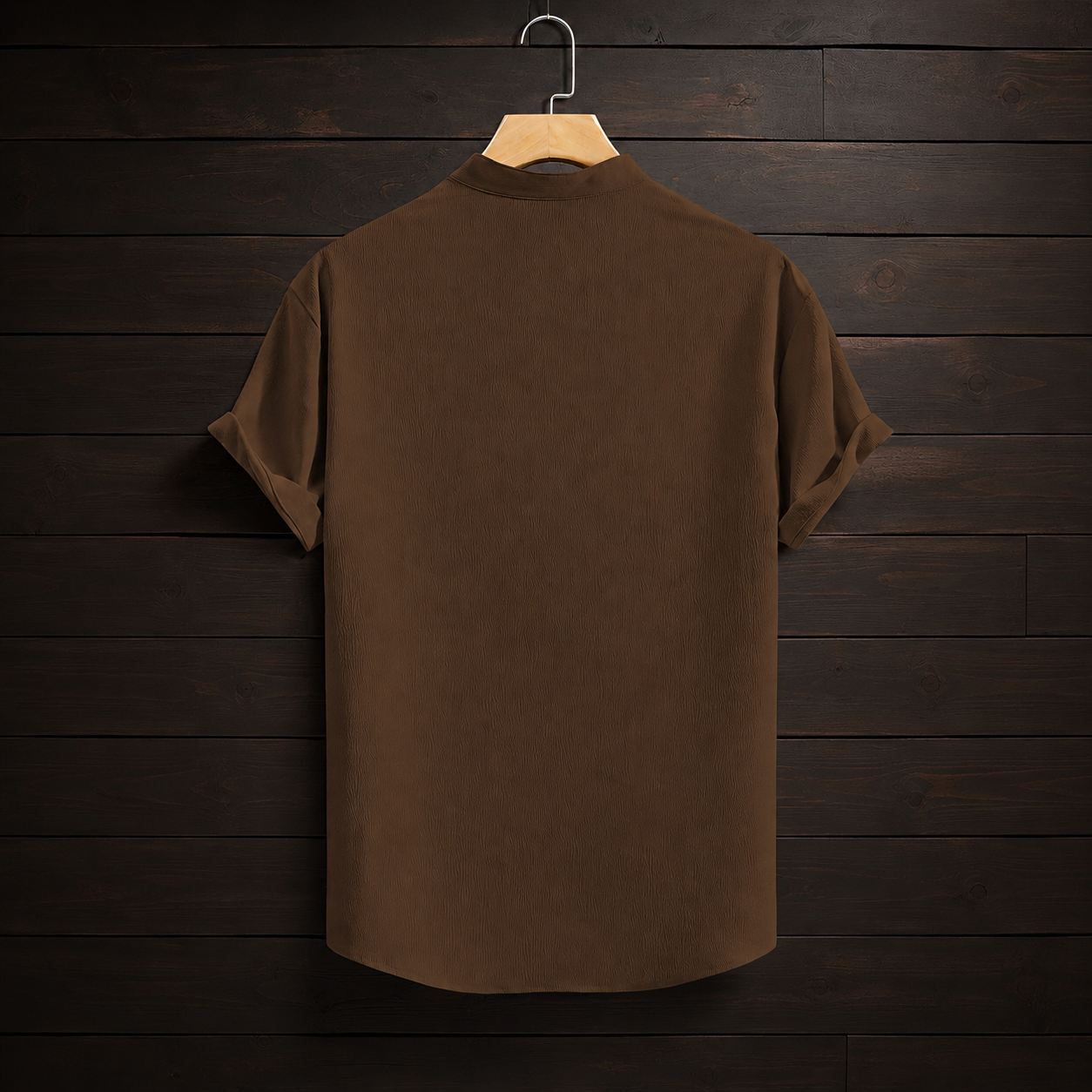 Casual Versatile Solid Colored Short Sleeve Shirt