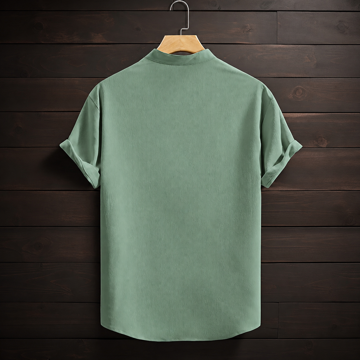 Casual Versatile Solid Colored Short Sleeve Shirt