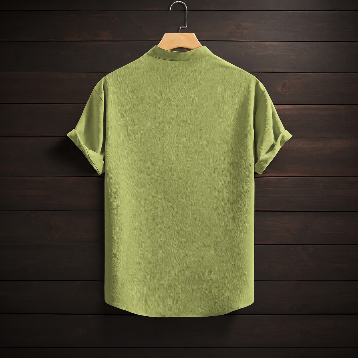 Casual Versatile Solid Colored Short Sleeve Shirt
