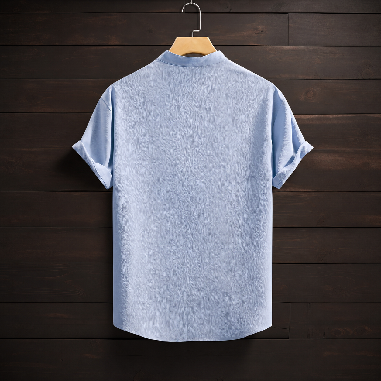 Casual Versatile Solid Colored Short Sleeve Shirt