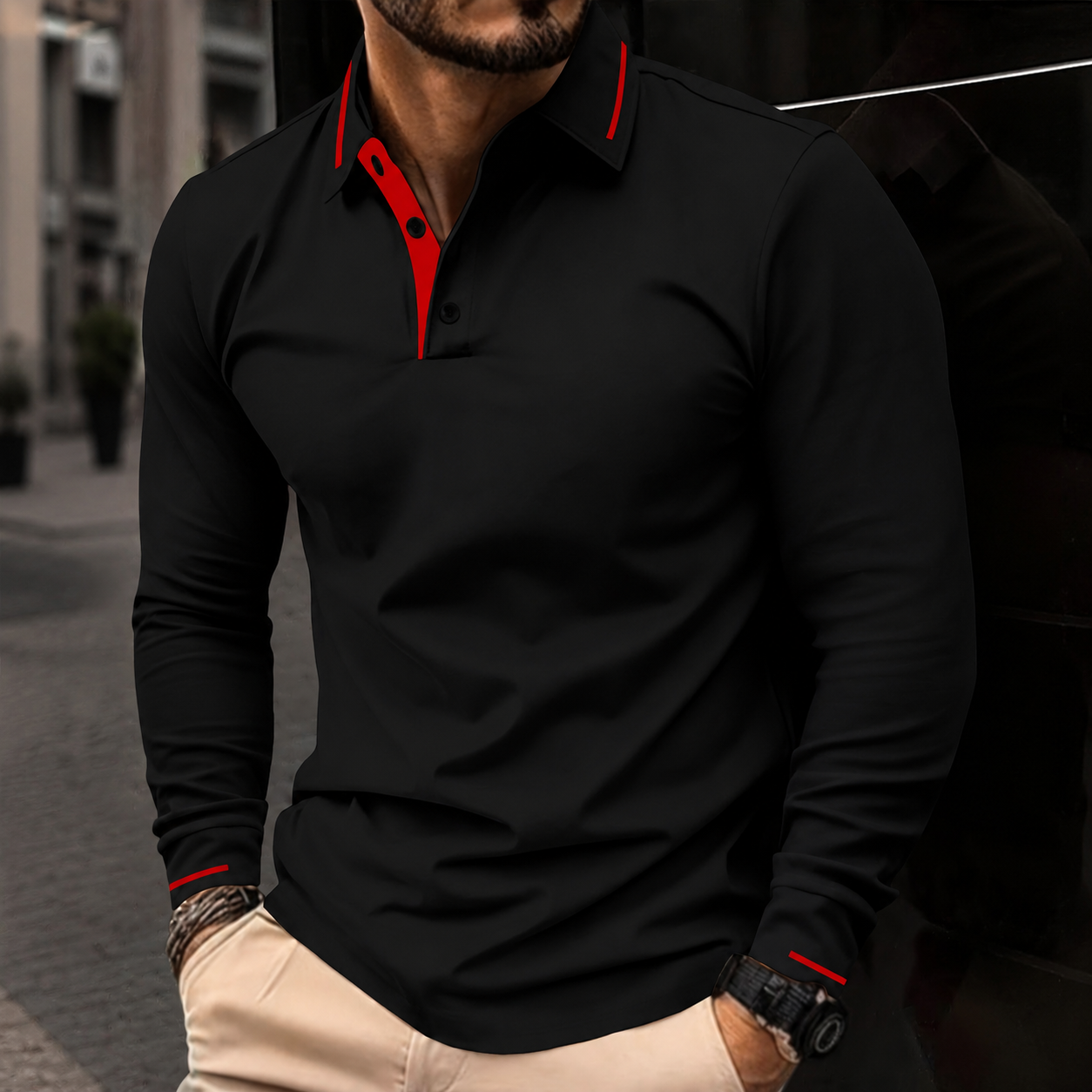 Casual Golf Polo Shirt With Comfortable Fit For Men