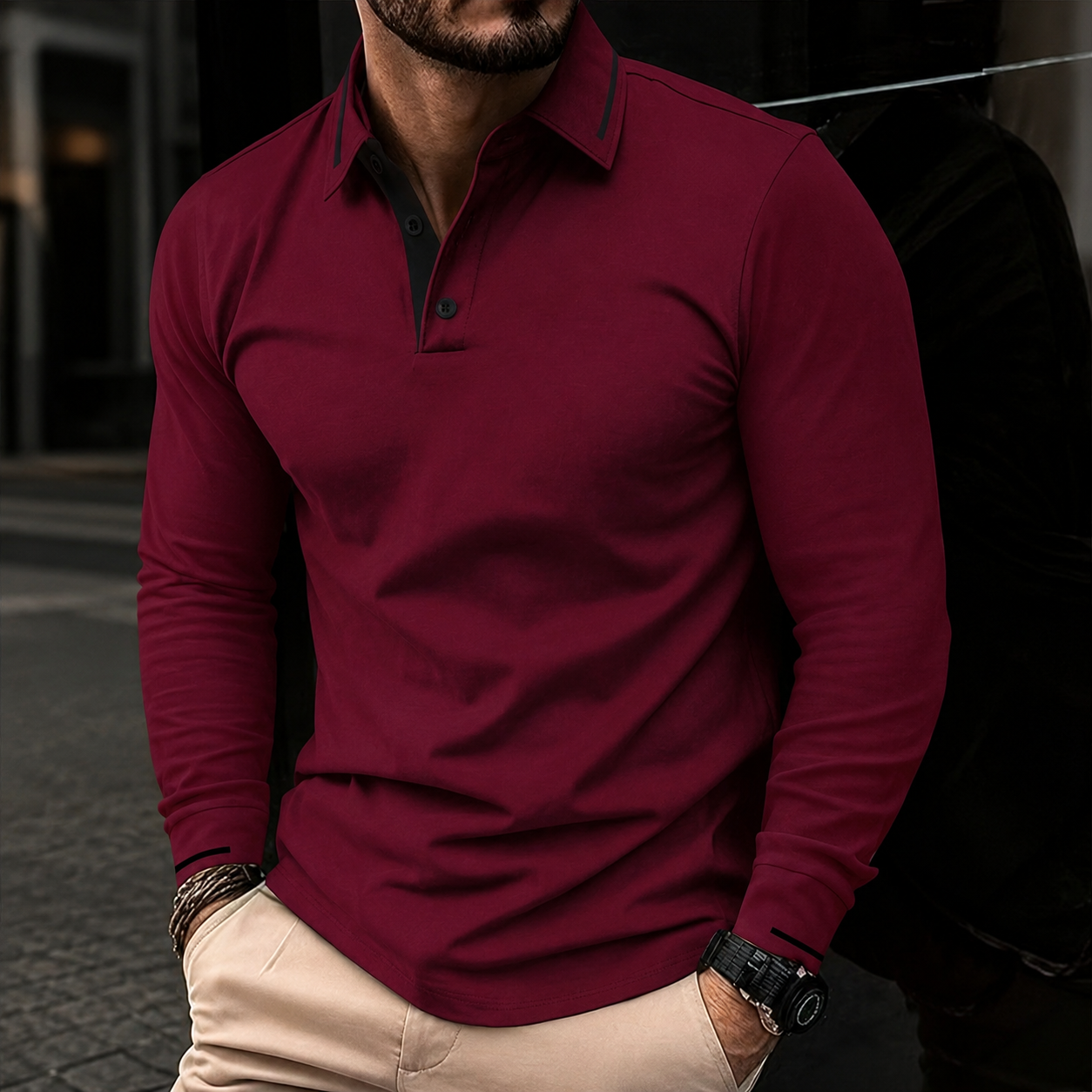 Casual Golf Polo Shirt With Comfortable Fit For Men