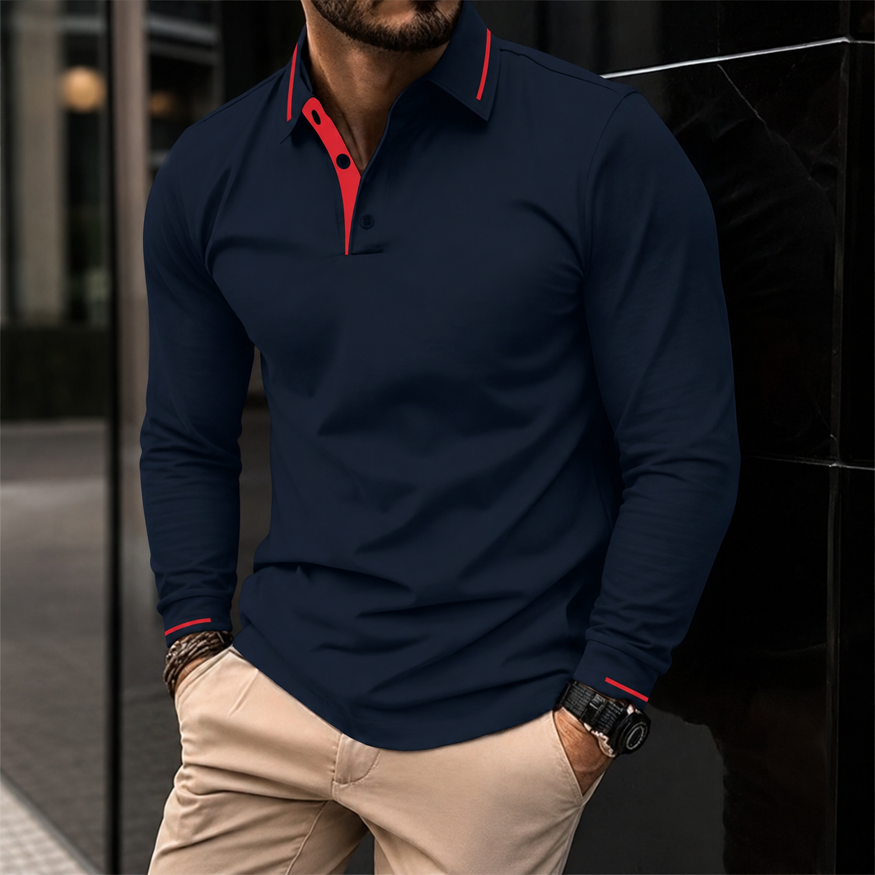 Casual Golf Polo Shirt With Comfortable Fit For Men