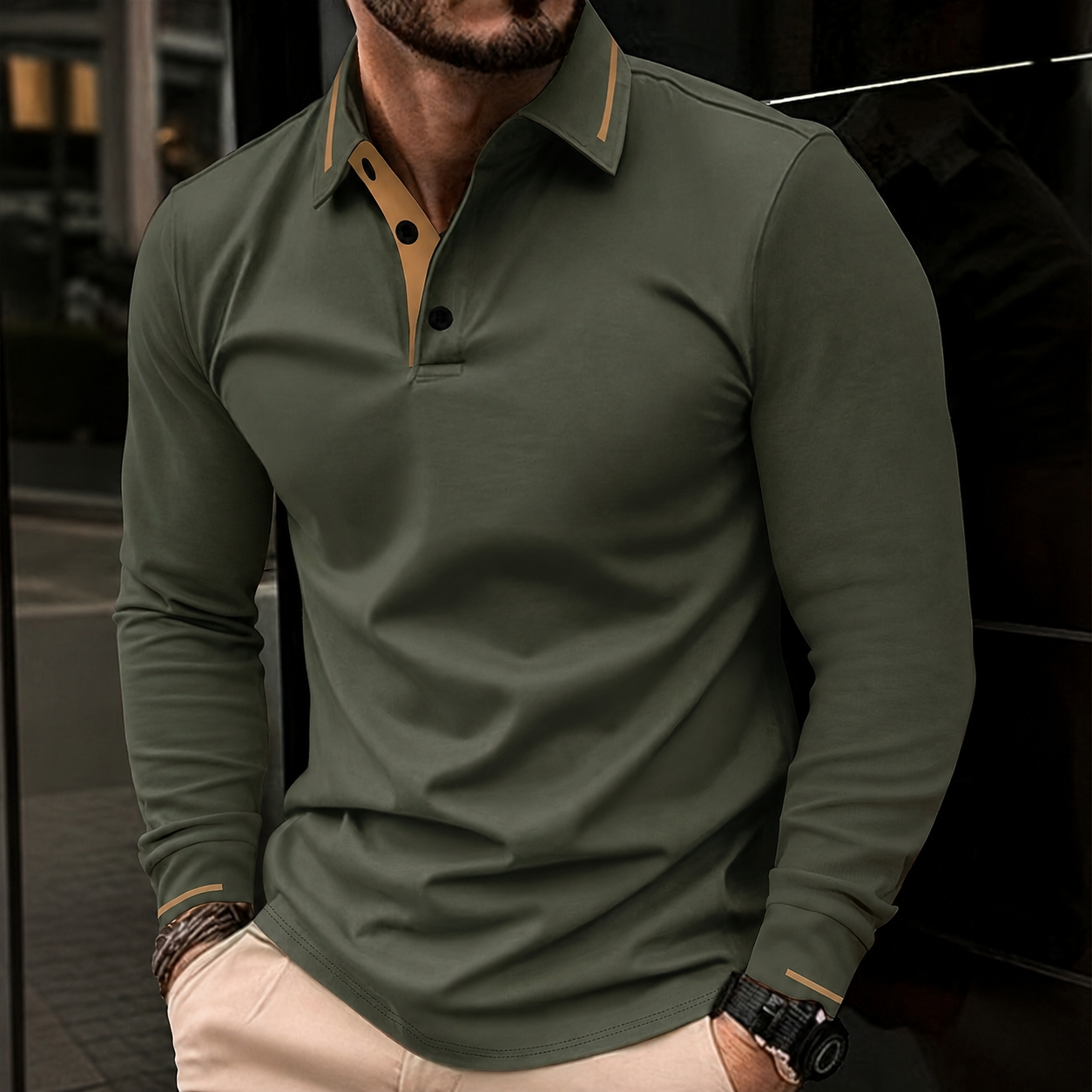 Casual Golf Polo Shirt With Comfortable Fit For Men