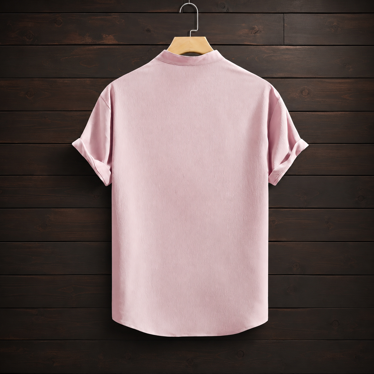 Casual Versatile Solid Colored Short Sleeve Shirt