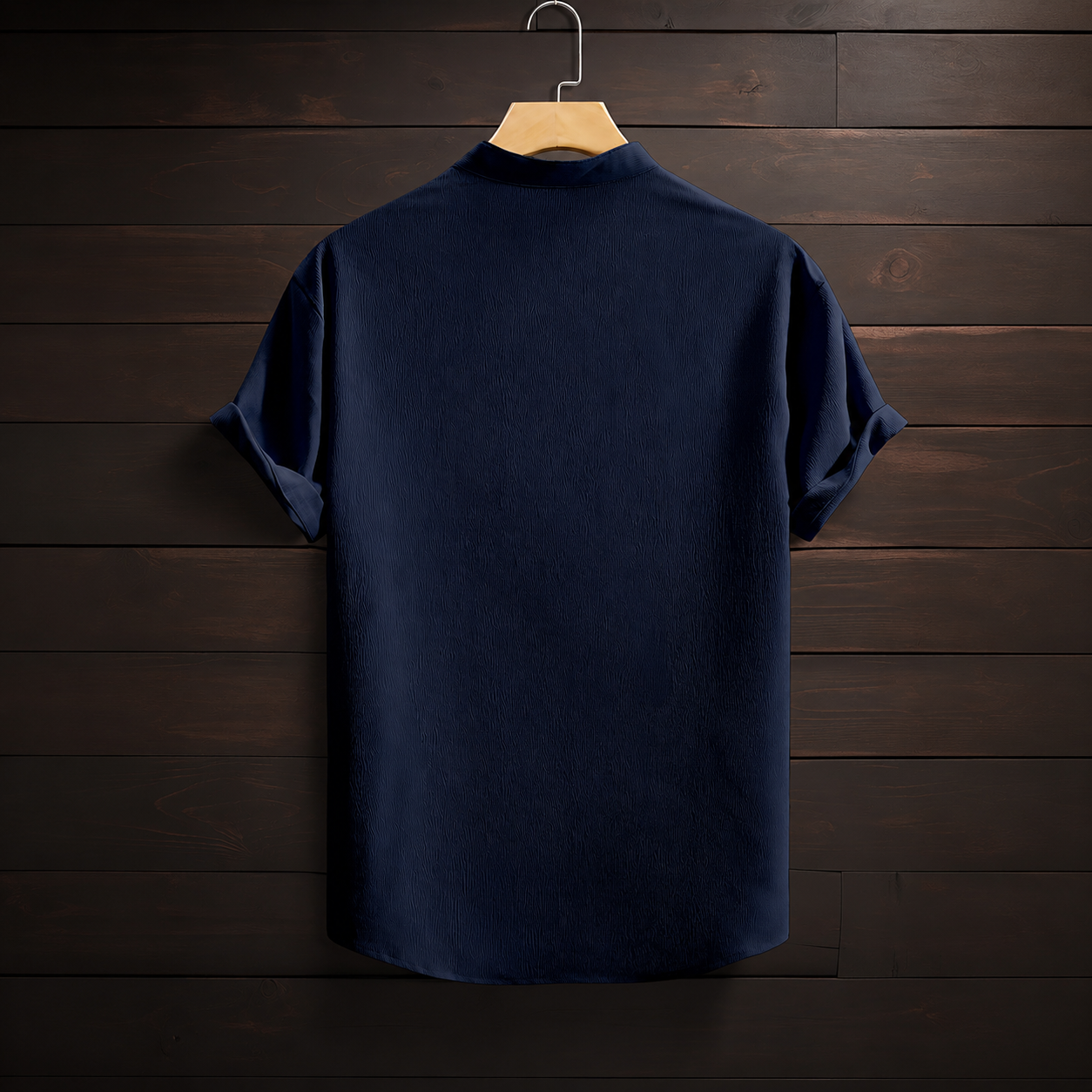 Casual Versatile Solid Colored Short Sleeve Shirt