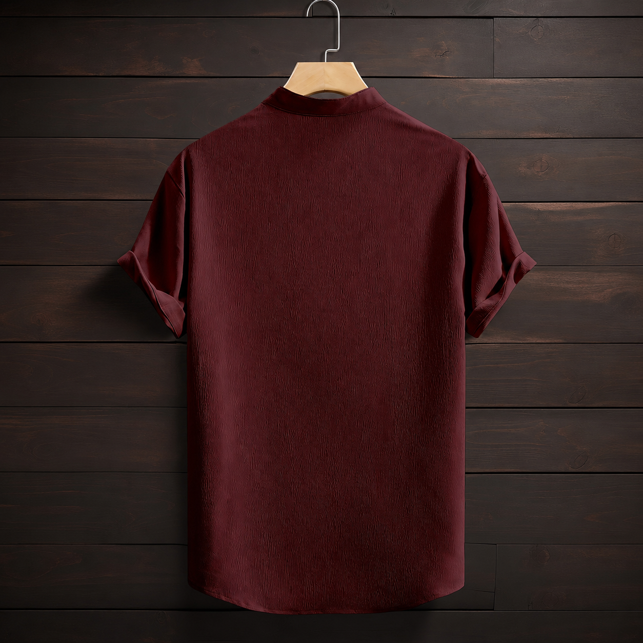 Casual Versatile Solid Colored Short Sleeve Shirt