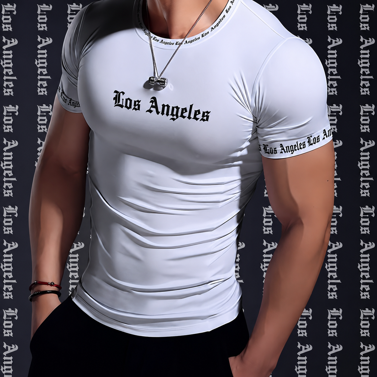 Athletic Fit Compression Shaping Short Sleeve T Shirt for Men