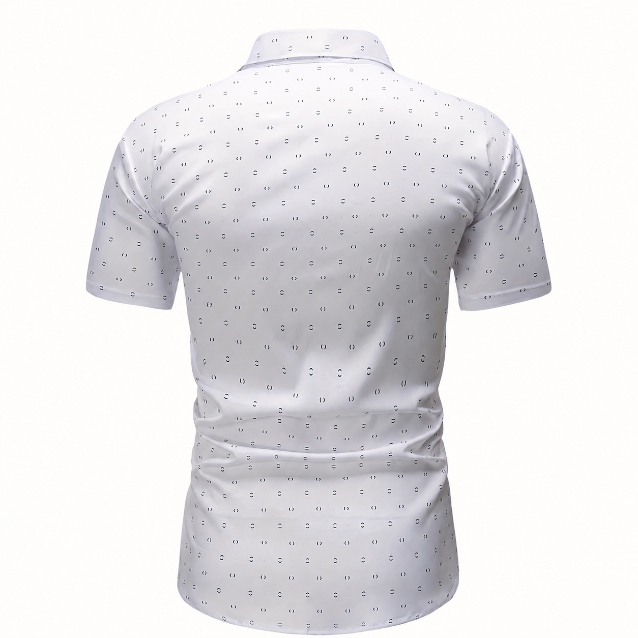 Short Sleeve Button Up Casual Shirt for Men