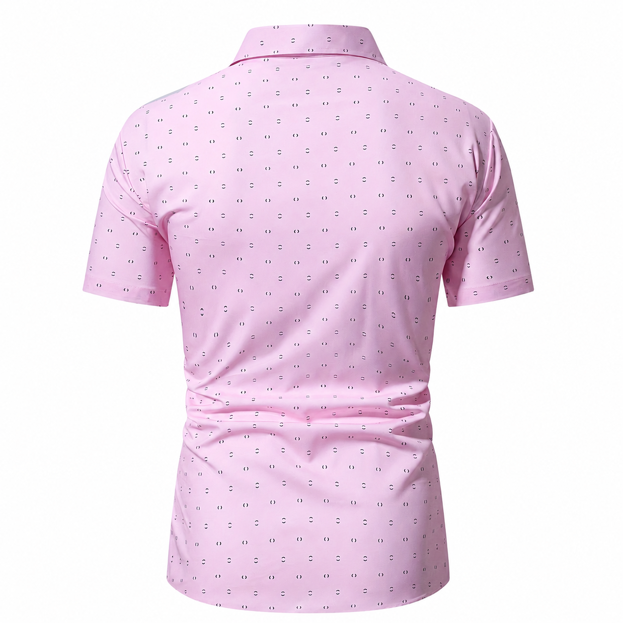 Short Sleeve Button Up Casual Shirt for Men