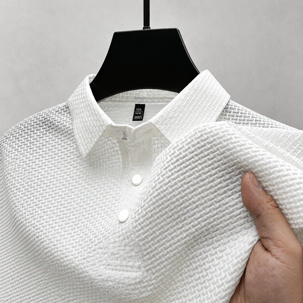 Textured Printed Quick Dry Casual Polo T Shirt for For Men
