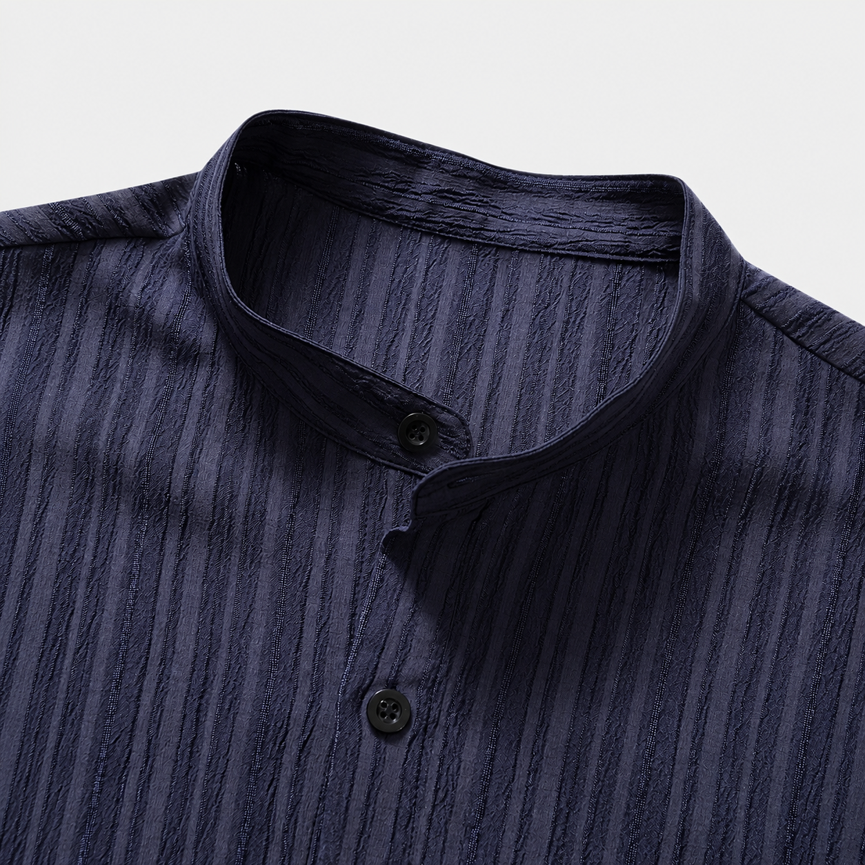 Pack of 3 Lightweight Short Sleeve Mandarin Collar Shirt for Men