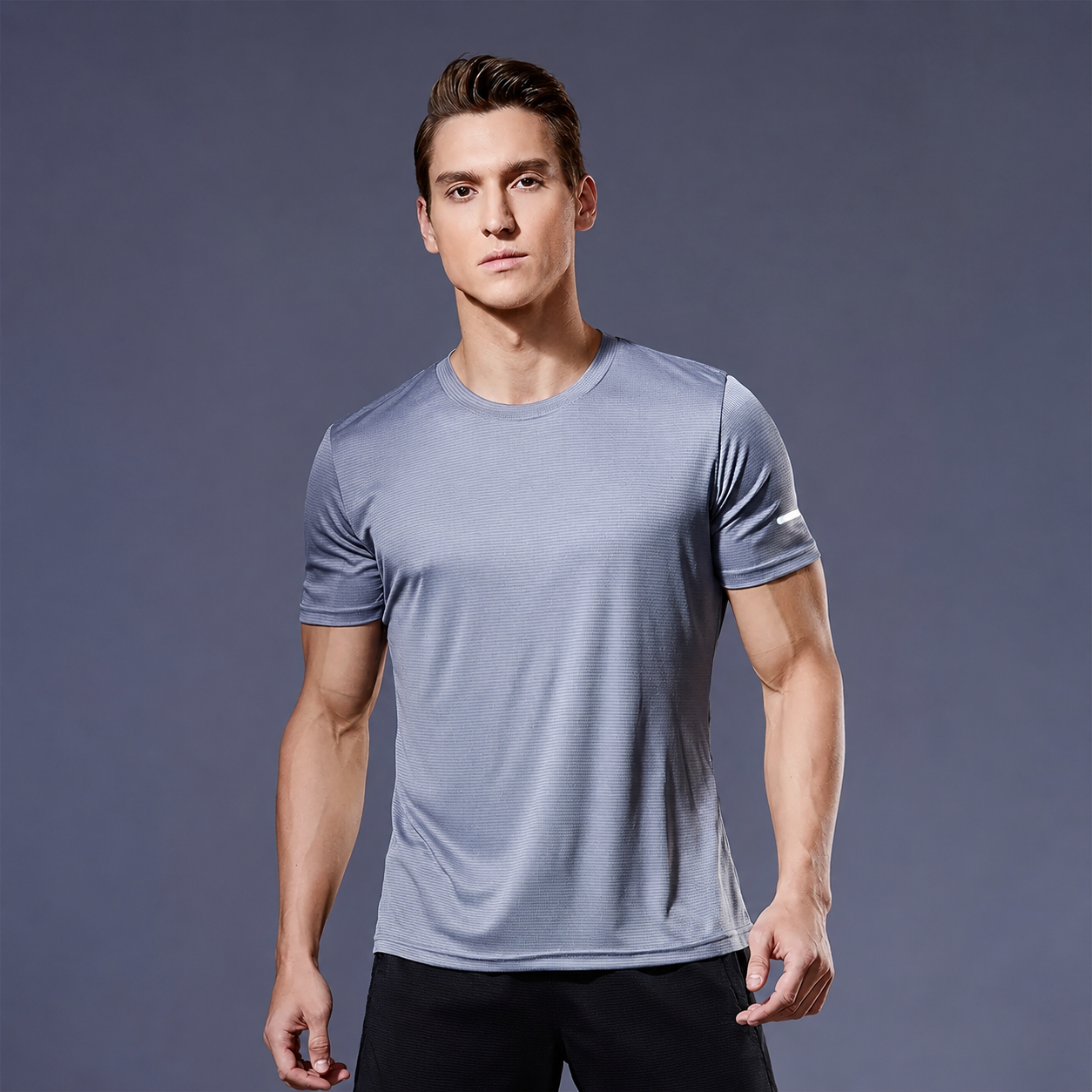 Pack of 7 Quick Dry Reflective Short Sleeve Sports Tshirts for Men
