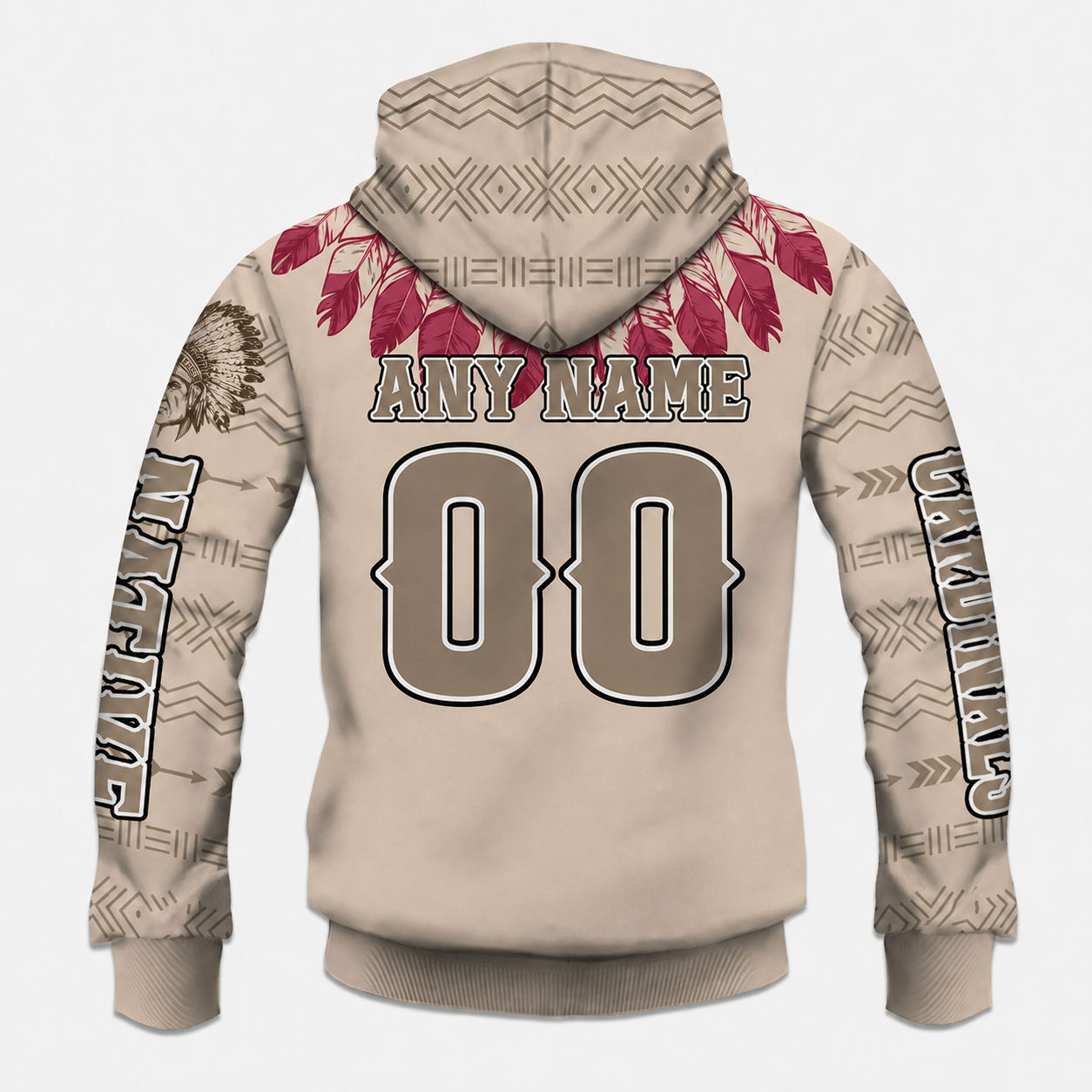 Personalized Native Heritage Themed Arizona Cardinals Football Fan Hoodie