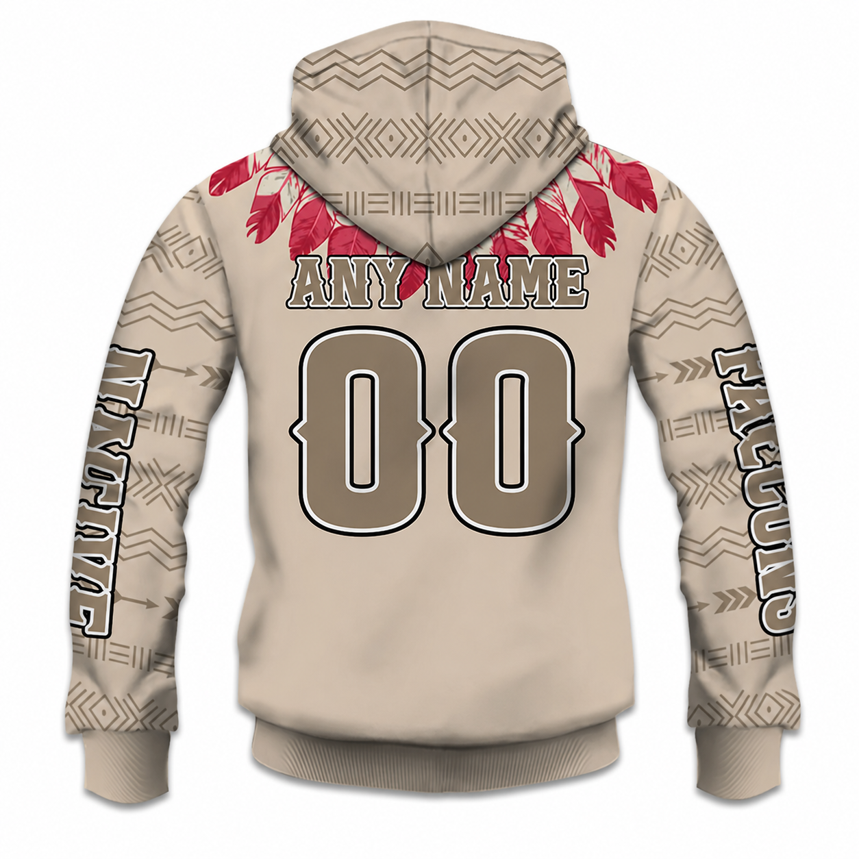 Personalized Native American Heritage Printed Atlanta Falcons Football Fan Hoodie