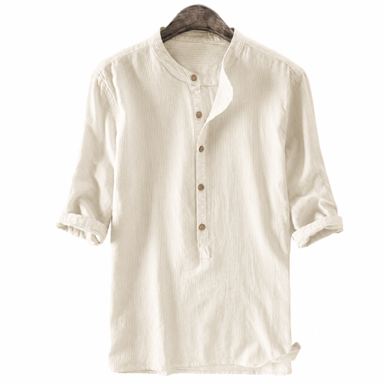 Classic Casual Buttons Henley Shirt