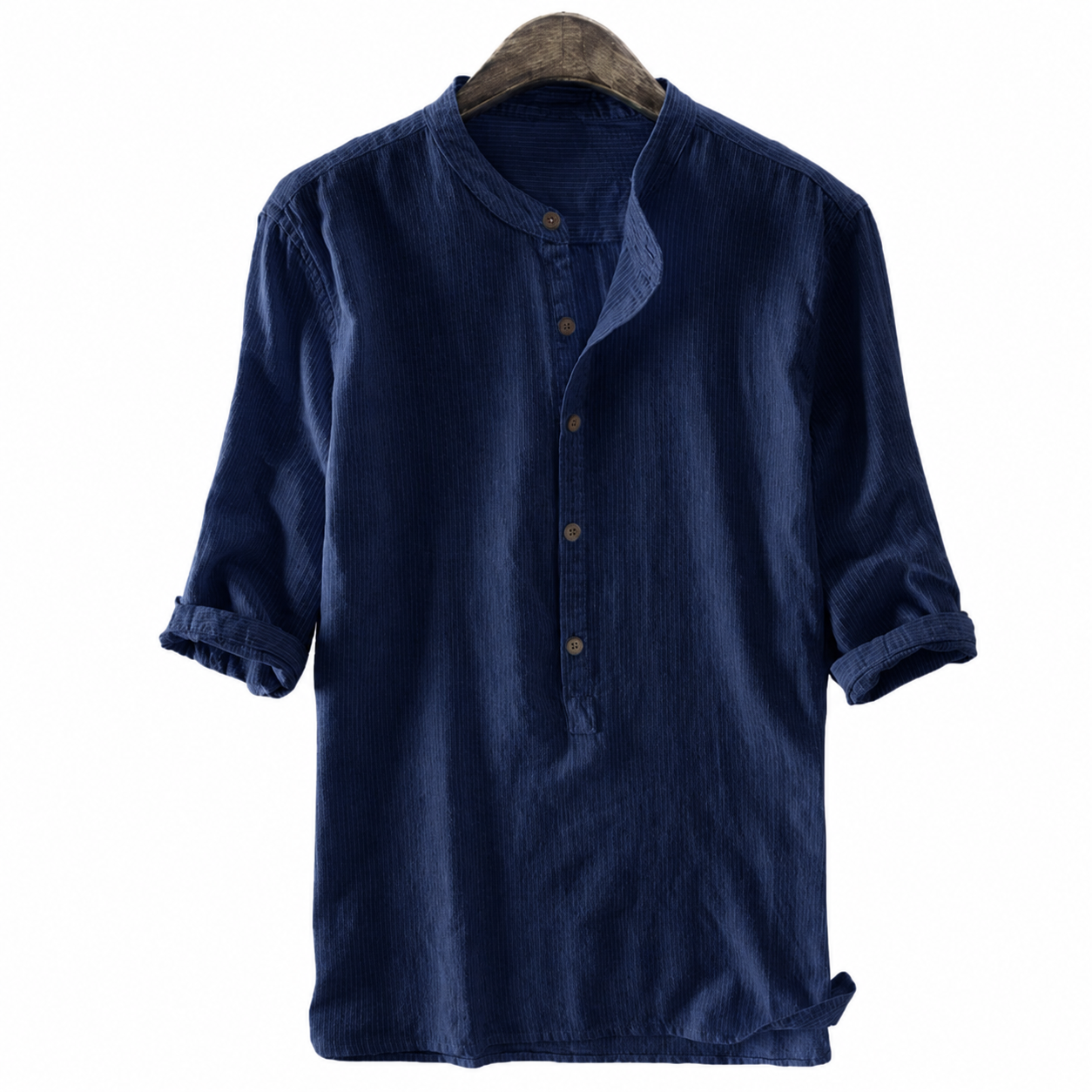 Classic Casual Buttons Henley Shirt