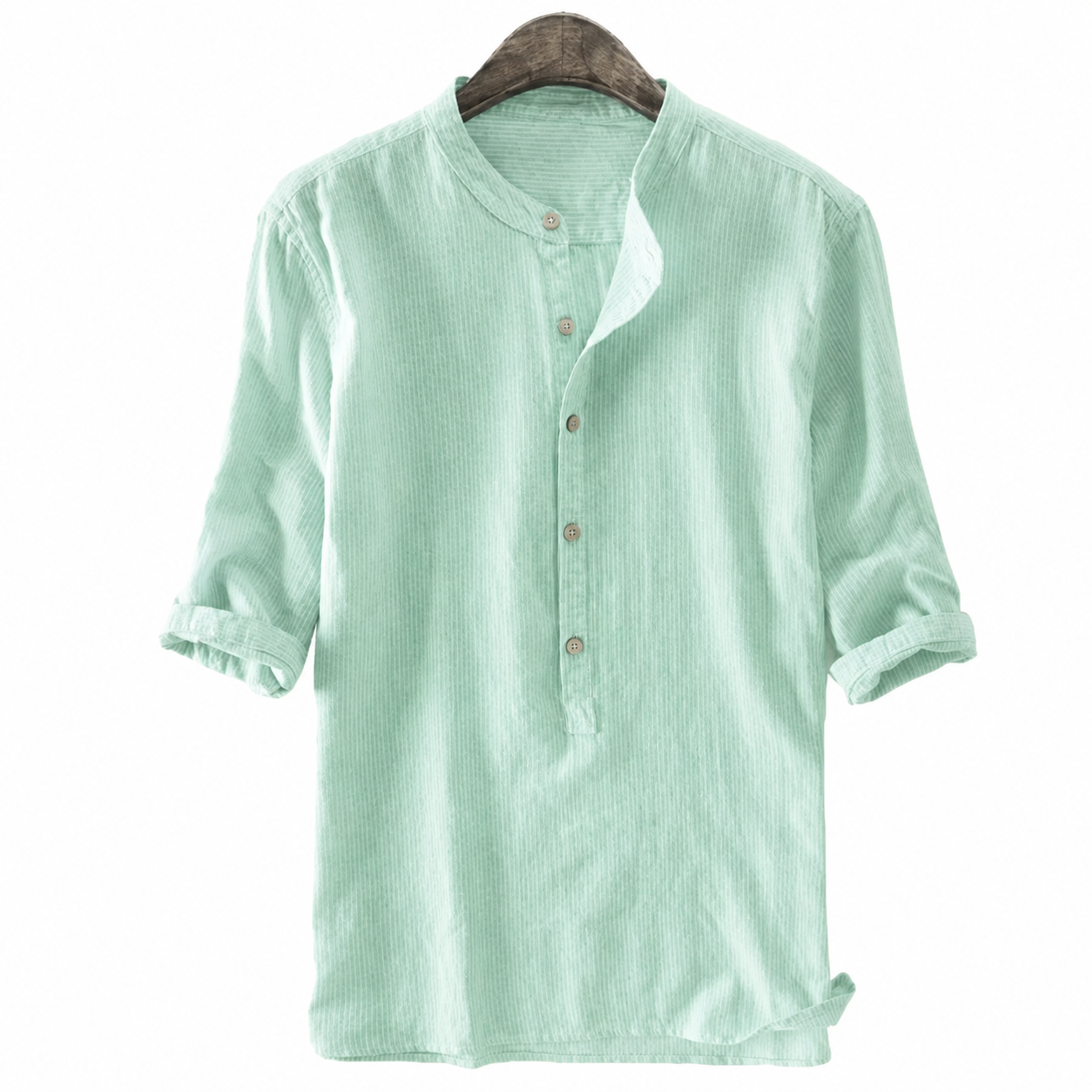 Classic Casual Buttons Henley Shirt