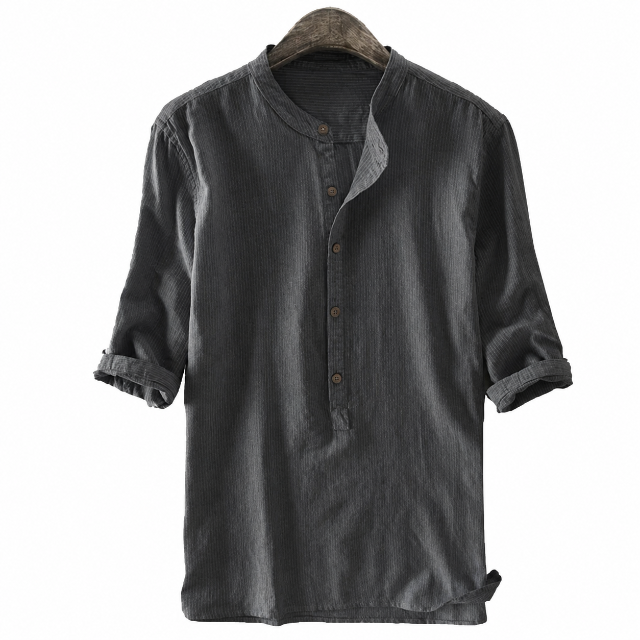 Classic Casual Buttons Henley Shirt
