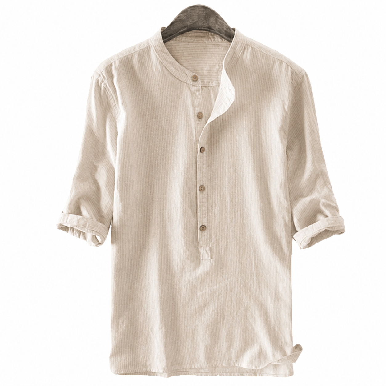 Classic Casual Buttons Henley Shirt