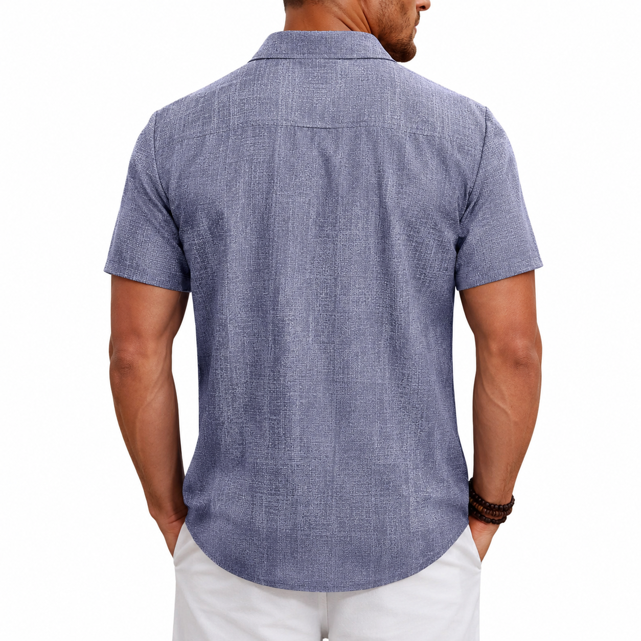 Cuban Guayabera Short Sleeve Button Down Shirts For Men