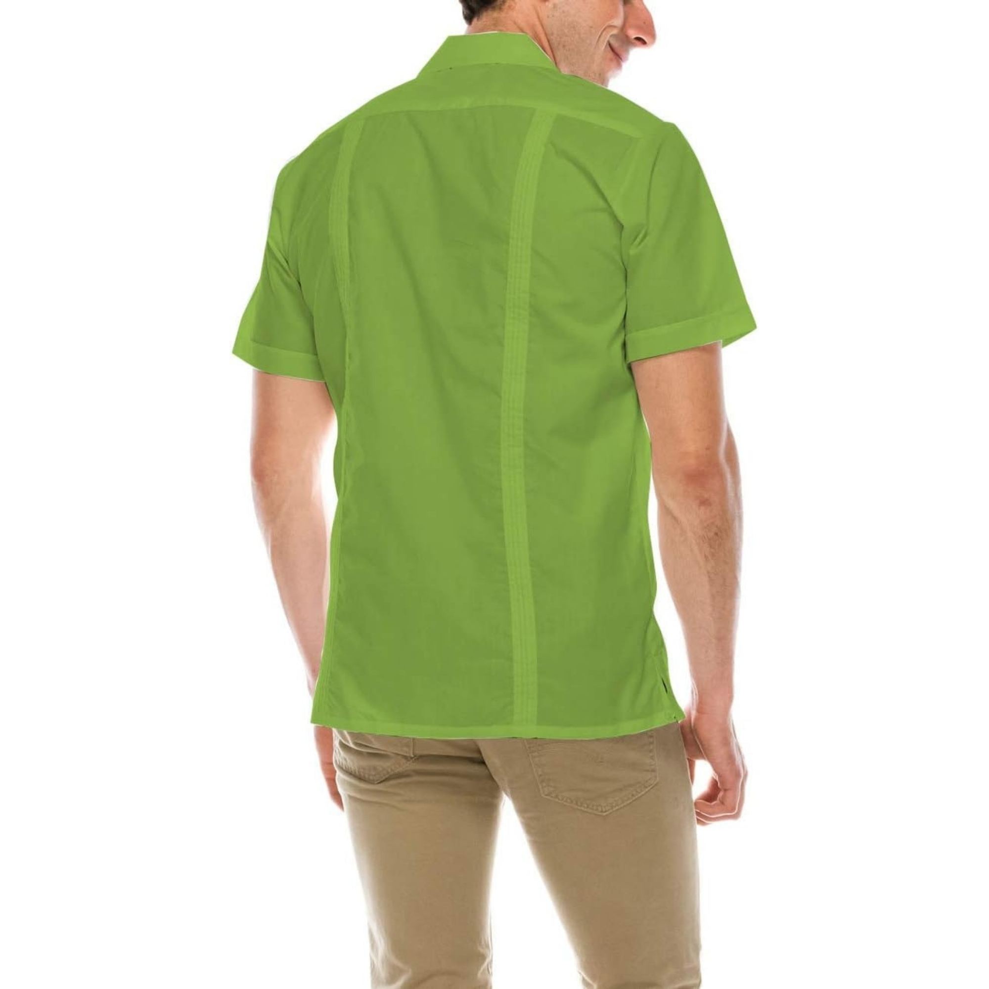 Short Sleeve Casual Wedding Beach Bartender Shirt
