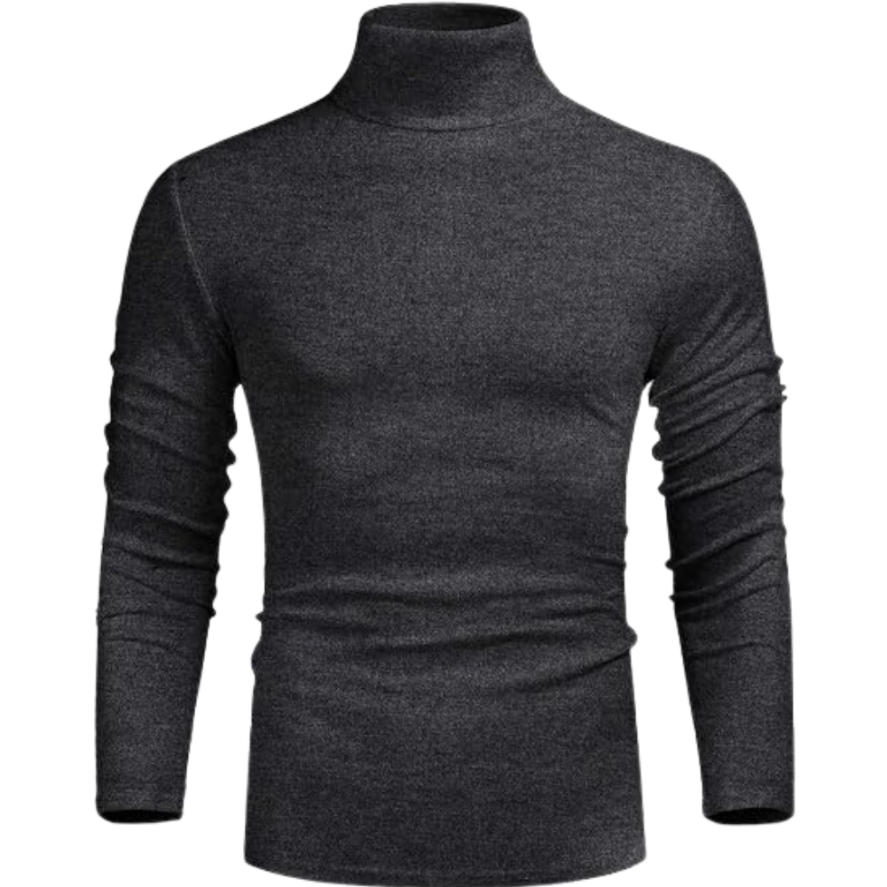 Men's Casual Slim Fit Basic Tops Knitted Lightweight Turtleneck Pullover Sweater
