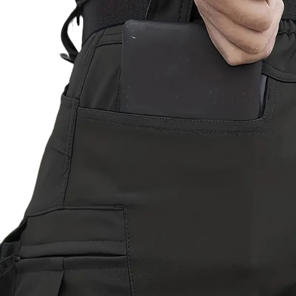 Fleece Lined Cargo Pants for Men with Tactical Design for Winter and Outdoor HikingFleece Lined Cargo Pants For Men With Tactical Design For Winter And Outdoor Hiking - Image 3