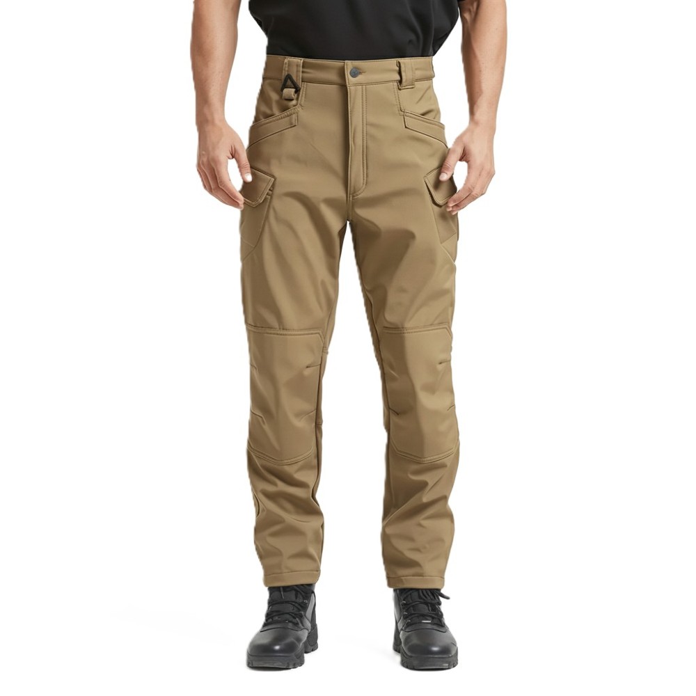 Fleece Lined Cargo Pants for Men with Tactical Design for Winter and Outdoor HikingFleece Lined Cargo Pants For Men With Tactical Design For Winter And Outdoor Hiking - Image 9