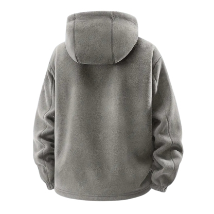 Full Zip Thermal Fleece Jacket With Packets For Men