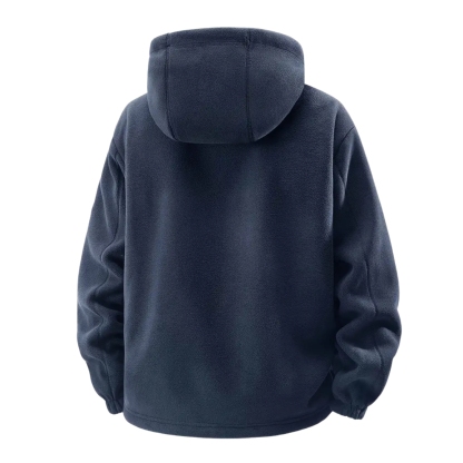 Full Zip Thermal Fleece Jacket With Packets For Men