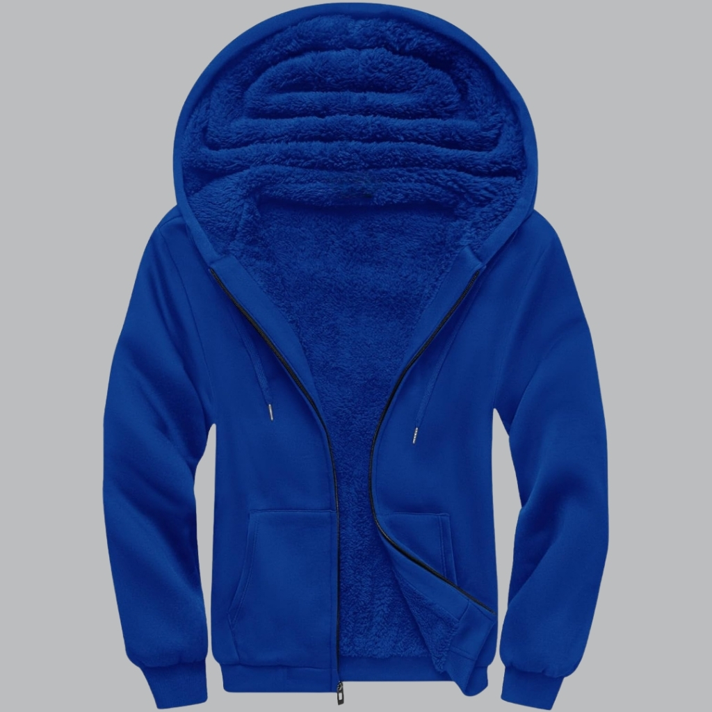 Full Zip Up Thick Sherpa Lined Hooded
