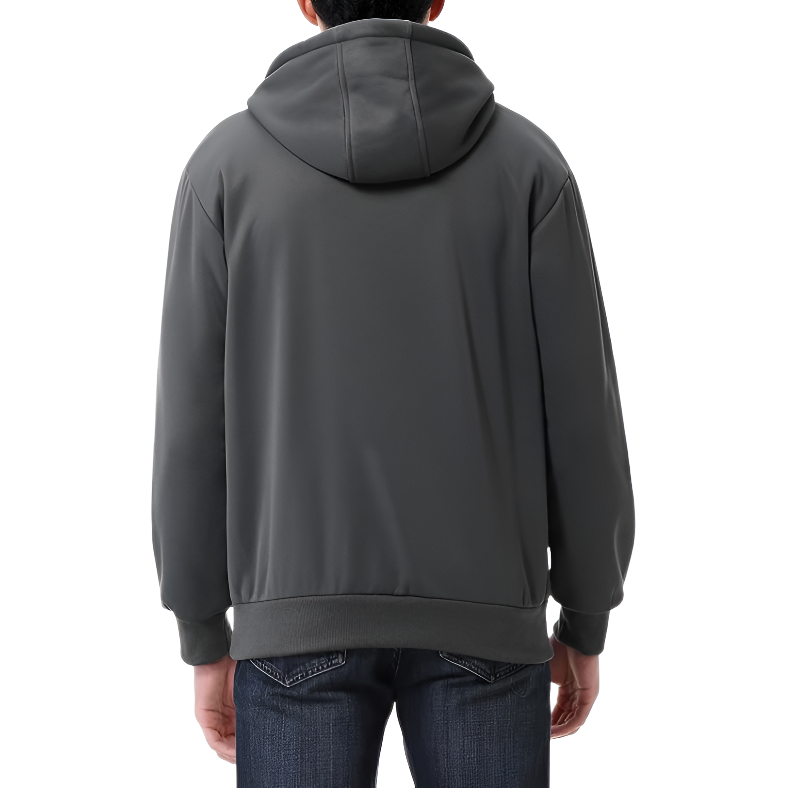 Men Fashion Hoodies Sweatshirts Loose Fit Heavyweight Quarter-Zip Sweatshirt Fleece-Lined Pullover