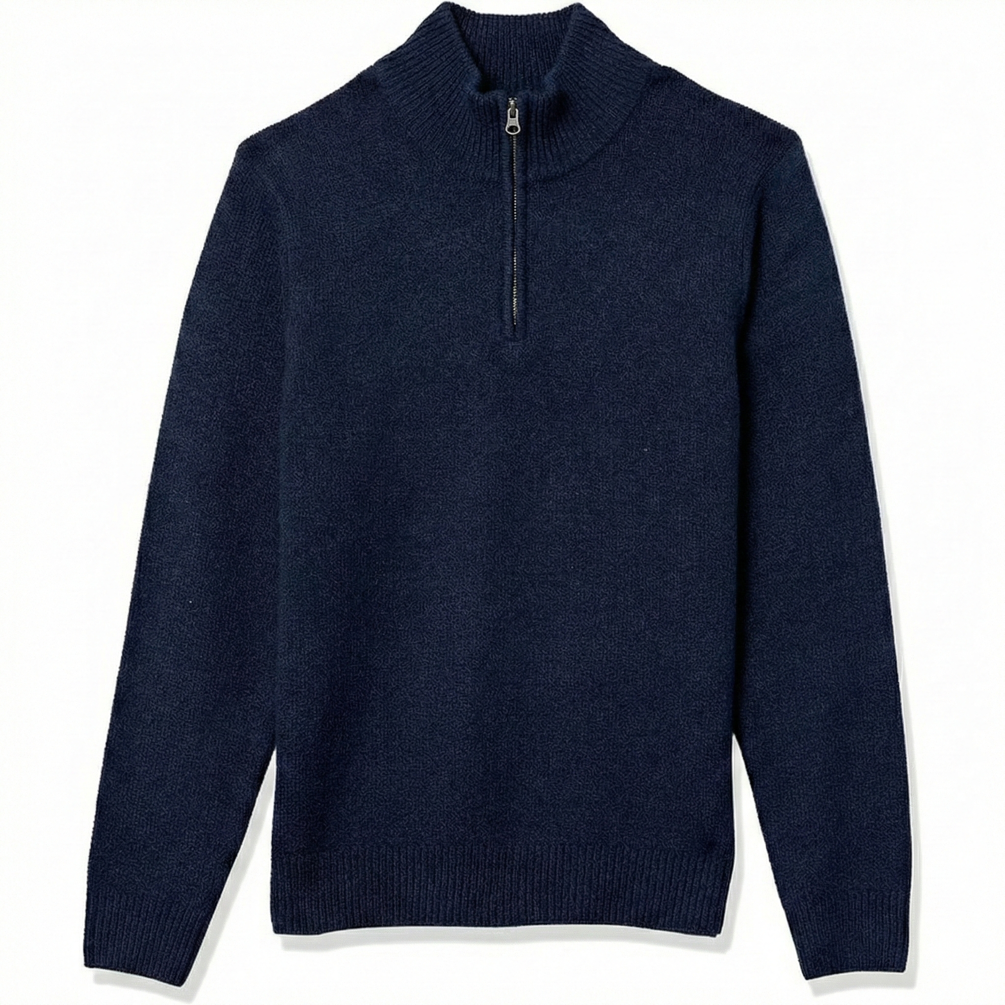 Long Sleeve Quarter Zip Knit Sweater