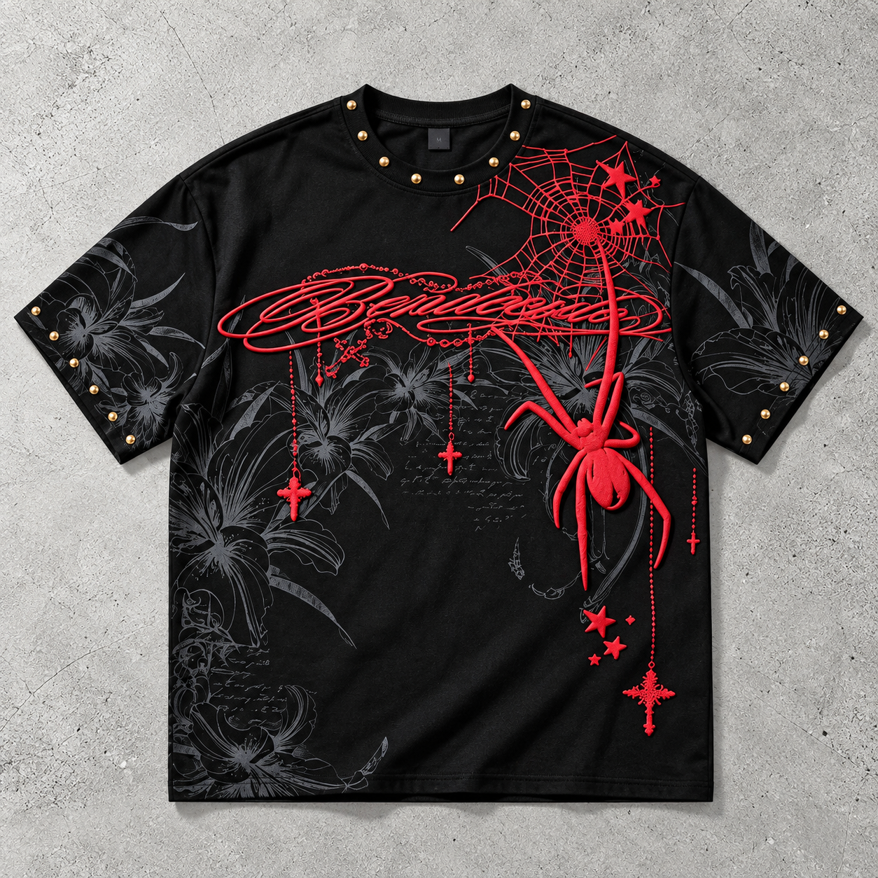 Graphic Print Rhinestone Decor Casual Summer T Shirt For Men And Women